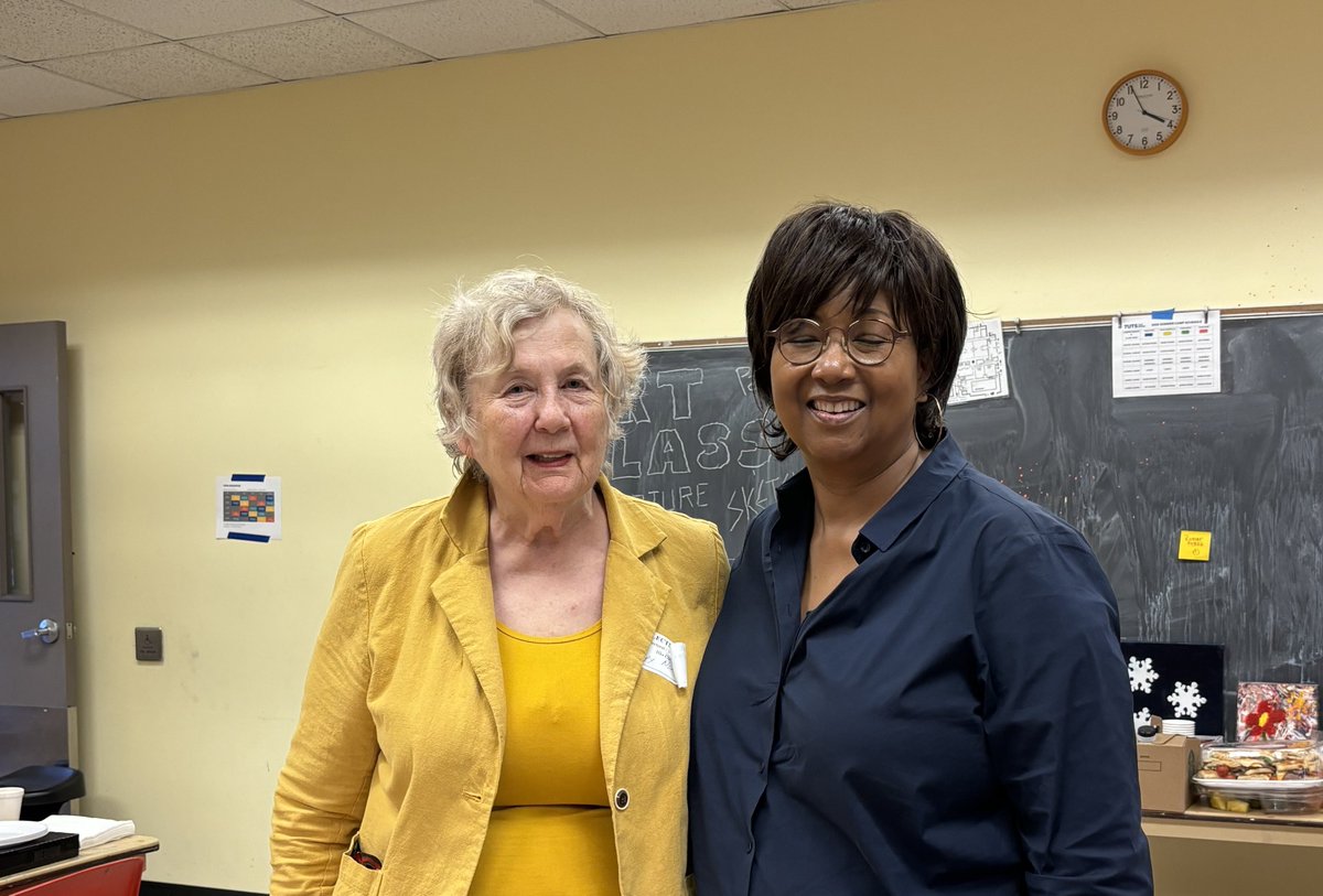 poppy_northcutt's tweet photo. One of the highlights of working the polls yesterday was having the legendary Mae Jemison on the team.  I thought she would be there just working the morning shift but she stayed long past that.  @HarrisVotes @harrisdemocrats https://t.co/9jkC1yuoTz