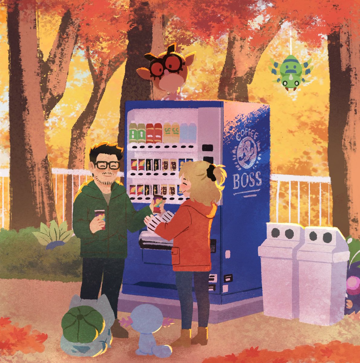 A Galar couple out on a Johto vacay 🏯🍂 
#pokemon