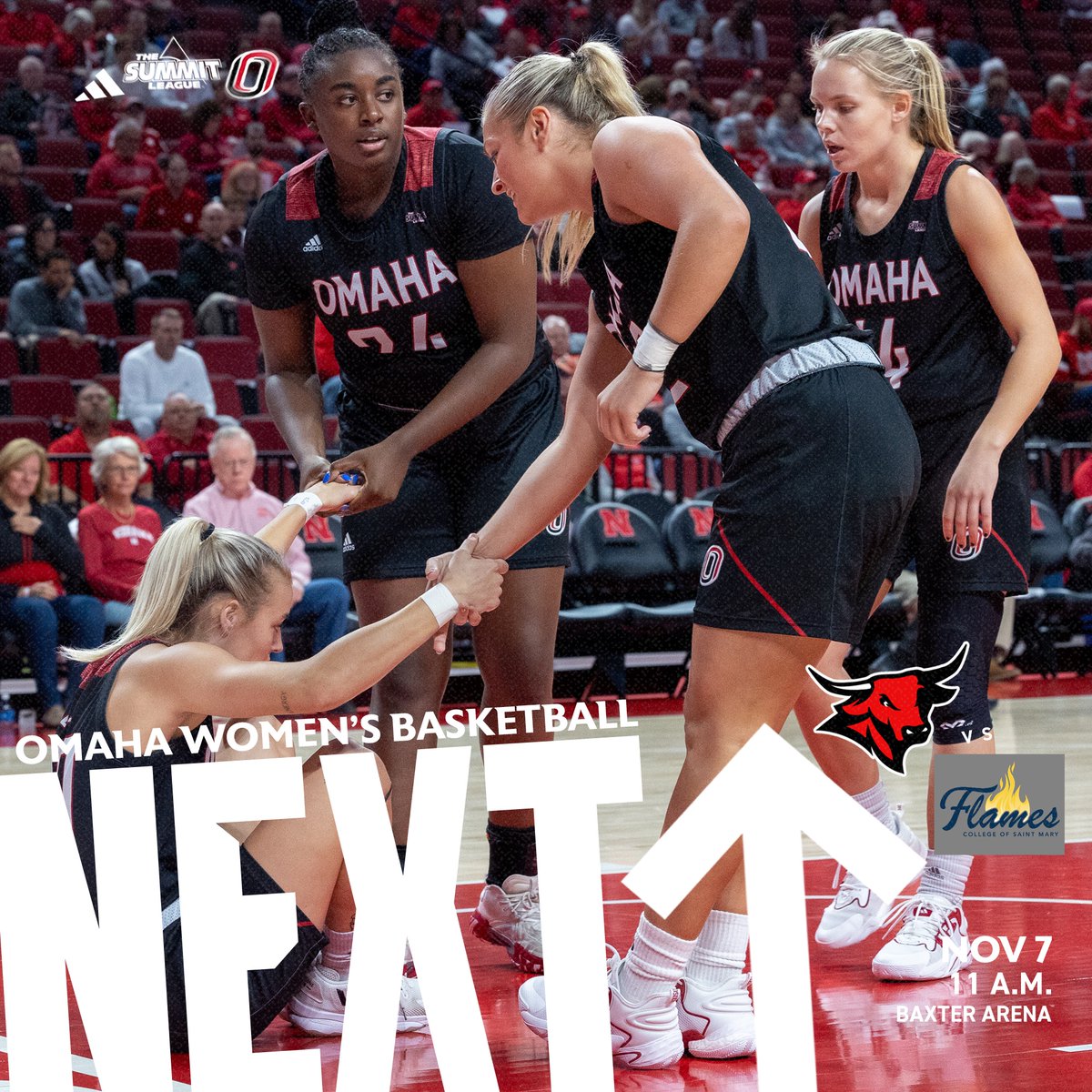 Omaha Womenβs Basketball (@omahawbb) on Twitter photo ππLet's meet your Mavericks!π
Home Opener is here!!!! 
vs College of St. Mary at Baxter Arena, Thursday 11 a.m.
ποΈBe there! tinyurl.com/omavstix
πΊWatch tinyurl.com/TVvsStMary
#OmahaWBB ππLet's meet your Mavericks!π
Home Opener is here!!!! 
vs College of St. Mary at Baxter Arena, Thursday 11 a.m.
ποΈBe there! tinyurl.com/omavstix
πΊWatch tinyurl.com/TVvsStMary
#OmahaWBB