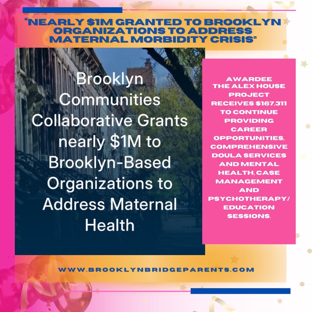 AlexHouseinc's tweet photo. In spite of this moment in time where Women's health is at risk, The Alex House Project will continue to focus on the maternal health and well-being of young mothers. Thank you  Brooklyn Communities Collaborative for your trust in us to continue the work!
@BKcommunities https://t.co/cHSJvOu8Zg