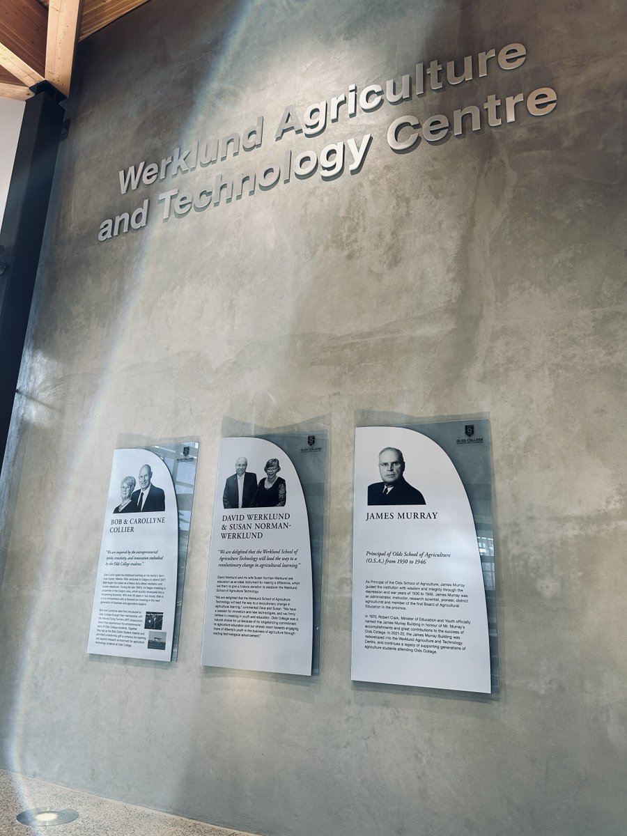 Our general manager, Arjan and Marketing Manager Ashley were at  Olds College today to speak to professor Whitney Moore's class about Project Management in Agriculture Projects. We appreciate when we get to work with the community to educate people on opportunities in Ag