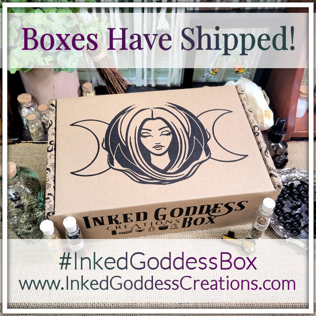 inkedgoddesshop's tweet photo. This month's IGC Box "Kitchen Witch 3" has shipped! Thanks to everyone who ordered this month, and we hope you enjoy the box!

Use #InkedGoddessBox on all the socials to share your unboxing pics and reviews!

https://t.co/y3uDQux6MI
#KitchenWitch https://t.co/hQRX7o0BW1