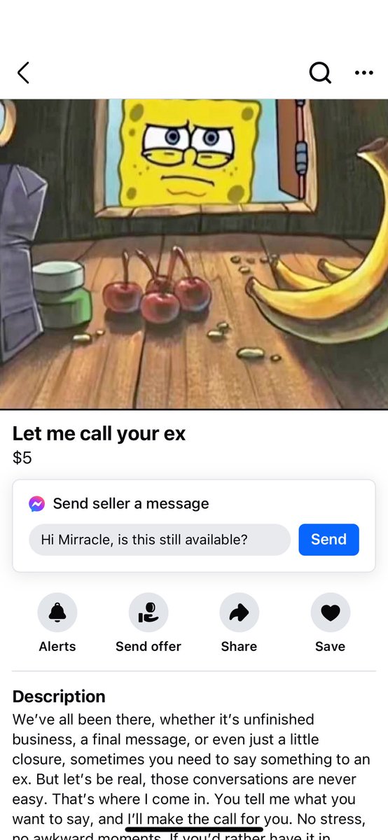 wheatdavidson's tweet photo. If Facebook marketplace has no fans I am dead https://t.co/UpFUdWSM3A