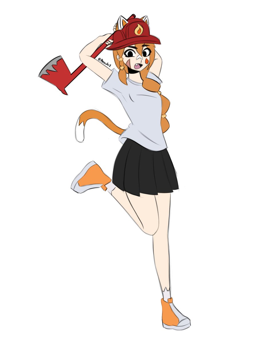 Your dubiously certified cat firefighter is here! 🔥☕️🐈🔥

Arsie Commission for <a href="/MrFlox888/">Flox 💜</a> dedicated to <a href="/el_sobad/">sobredosis</a>  🫶🦚🍵

#FortniteArt #フォートナイトイラスト #Fortnite #Erisa