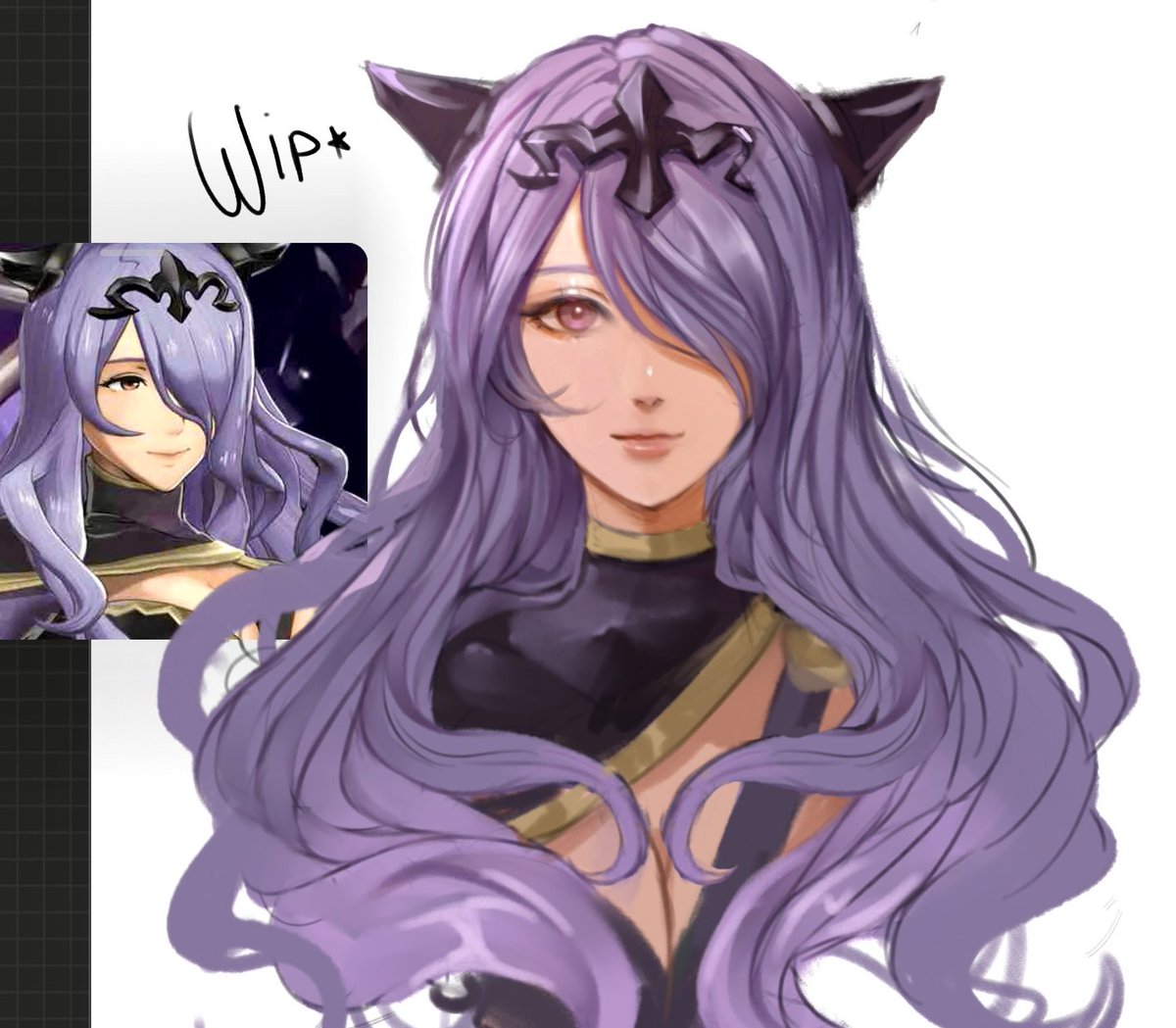 カミラ(FEif) 「camilla wip #FireEmblemFates 」|✩ ιsaa 🍒 | semi