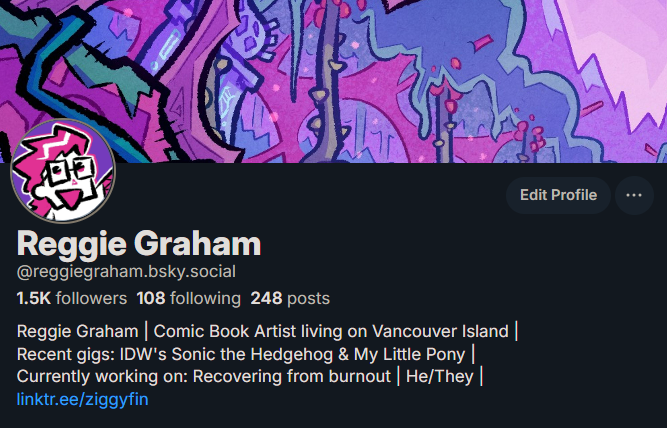 I've already basically moved to 🟦☁️ awhile back, but just in case you didn't know, that's where I am. I'm making art for myself right now while going through burnout, but when I do eventually post more, that's where it'll be.