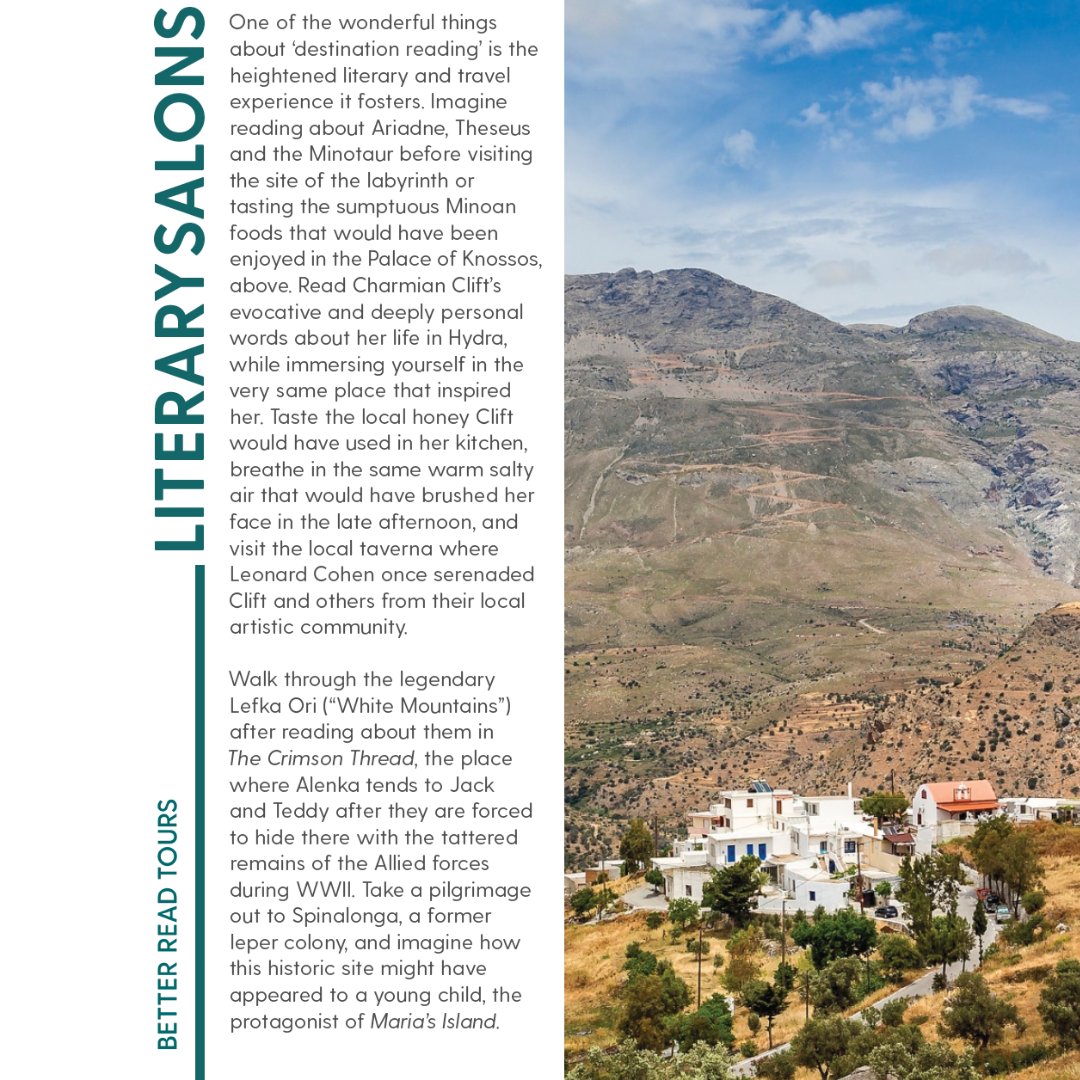 betterreadtours's tweet photo. ✨Bookings are now open for #Greece 2025 ✨ Ever want to just let books be your travel guide? We have planned a sumptuous tour of Greece next year with @KateForsyth based on a curated list of her favourite books about Greece and its myths. Find out more: https://t.co/5XtddLzcrR https://t.co/hlSfuR4bwQ