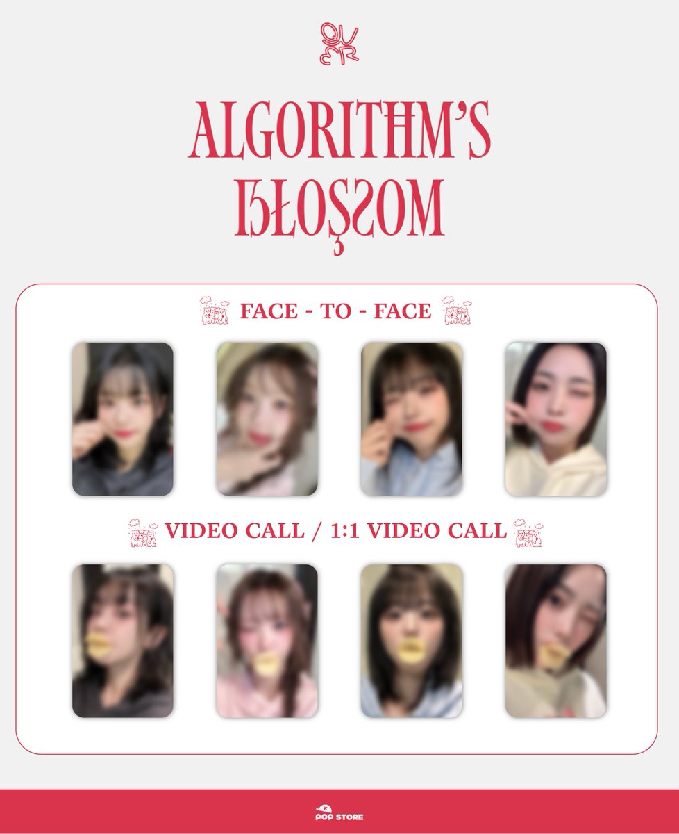 kpopstorecokr1's tweet photo. (11/17) QWER 2nd Mini Album [Algorithm's Blossom]

✨Face-to-Face / Video Call / 1:1 Video Call Event ✨

☀️오늘 저녁 11시 59분 응모 마감!
🌥️전 구매 고객 KPOPSTORE 특전 포토카드 1:1 증정

 📎https://t.co/3UuzD78Hka 
 
#QWER
#ALGORITHMSBLOSSOM #내이름맑음 https://t.co/ui8Ik1w8kv