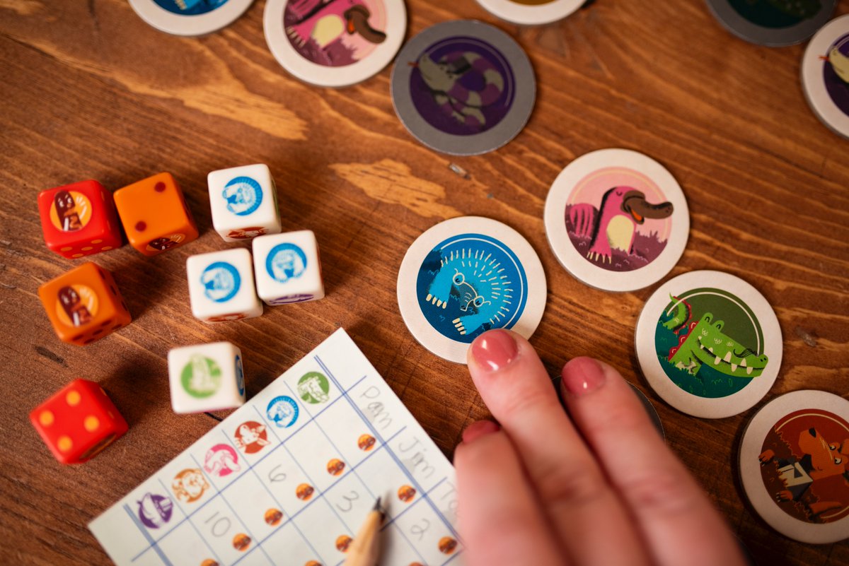 25thCG's tweet photo. Take your gaming theme down under with a proper Sausage Sizzle! Sausage Sizzle is our new press your luck dice chucker designed by Inka &amp; Markus Brand with art by Ian O'Toole.

Ridiculously cute Quokka photo with the game taken by @ianotooletweets!

https://t.co/EkfGA5Bp5g https://t.co/tWkp0UJxKe