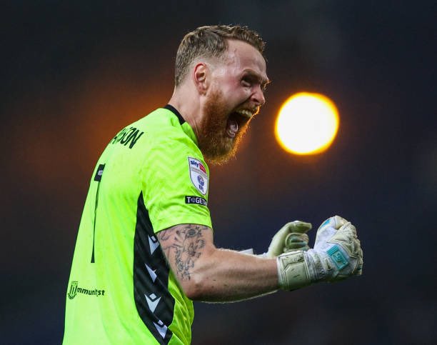 The_Forty_Four's tweet photo. Stoke City’s Viktor Johansson is easily the best keeper in the Championship🇸🇪🔴🧤

He produced probably the save of the season last night🤯🤩👏

#scfc https://t.co/kpy4IkqOeV