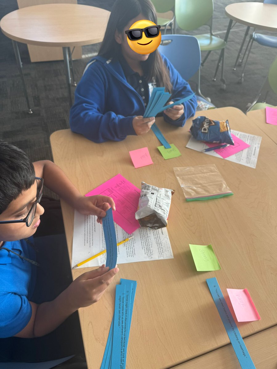 and_mrsharris's tweet photo. I had an awesome time with these @netzeroJMS students during an after school writing workshop! We practiced pulling relevant evidence to support a thesis and building reasoning/commentary! Way to go, Eagles! 🦅 📝 Shout out to @HammonCheesy for a making this opportunity happen! https://t.co/wTT4ulPqs2