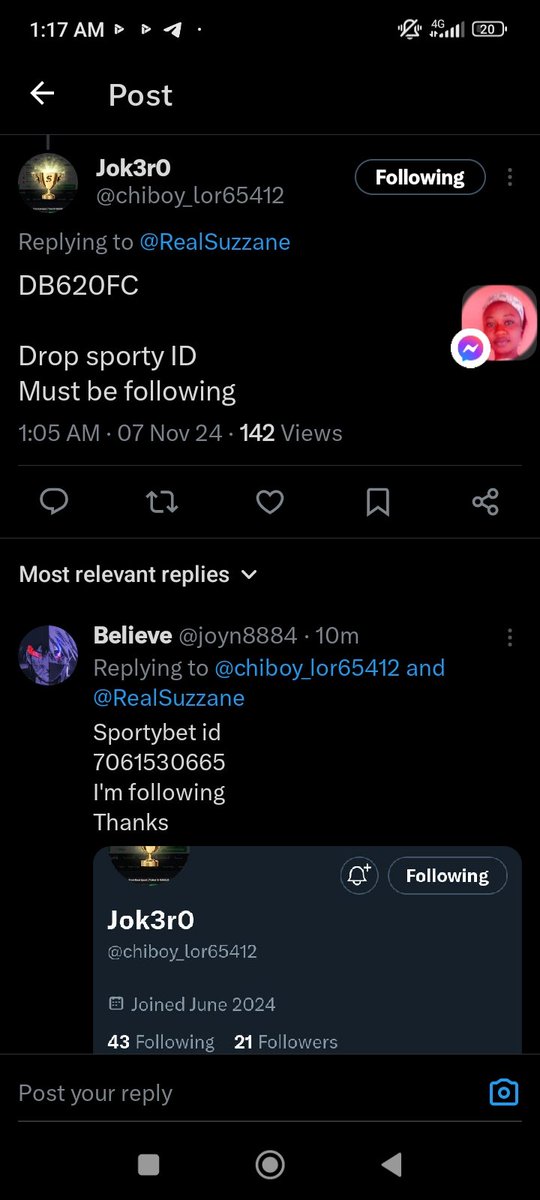 JoeCraft01's tweet photo. @chiboy_lor65412 @RealSuzzane https://t.co/Avso2TAguu