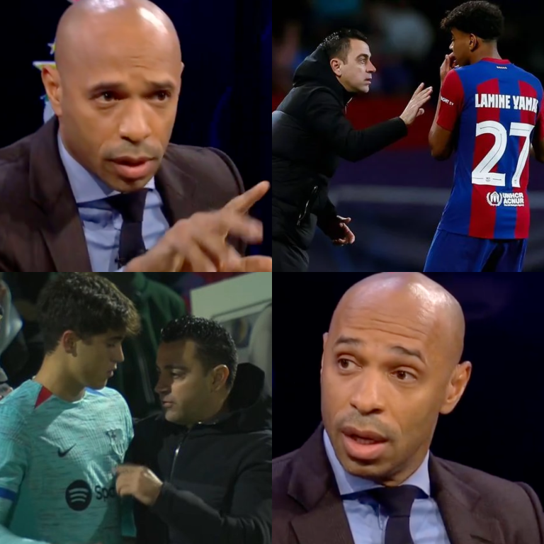 THIERRY HENRY (CBS SPORTS GOLAZO): "Yo no creo que Hansi Flick haya iniciado una nueva era… Xavi lo hizo. Él (Flick) está continuando lo que hizo Xavi. Xavi le dio la titularidad a Cubarsí, Xavi arrancó con Lamine Yamal. Xavi inició a muchos de los jugadores que están ahí. Él se
