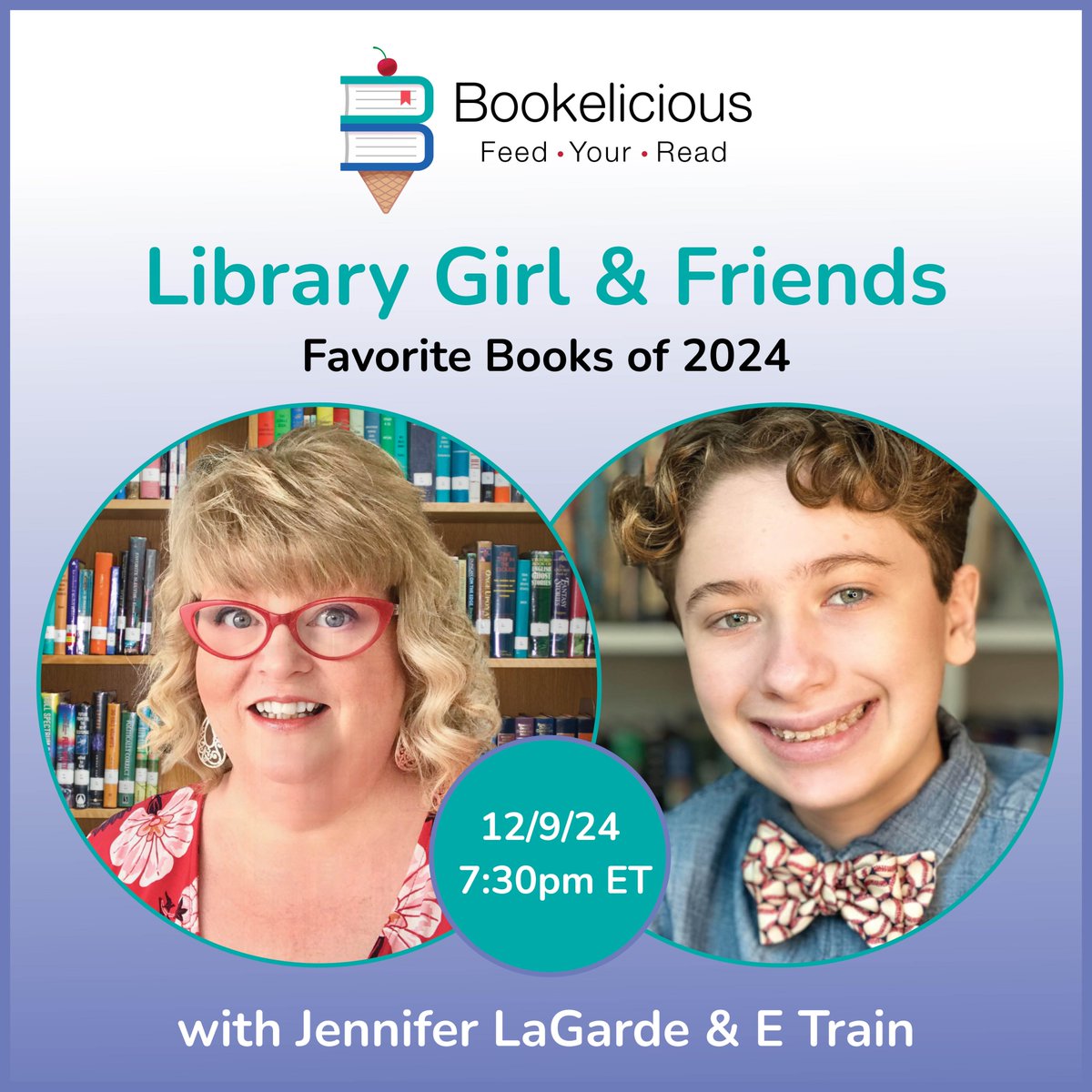 bookelicious's tweet photo. 🎉 FREE Virtual Event with @jenniferlagarde &amp; special guest @ETrainsWorld! Their fave books of 2024, perfect for one-stop holiday shopping! 🛍️❄️✨

12-9-24 @ 7:30pm EST
✅ Register: https://t.co/HAROCVdwxL https://t.co/COiXcQdQmF