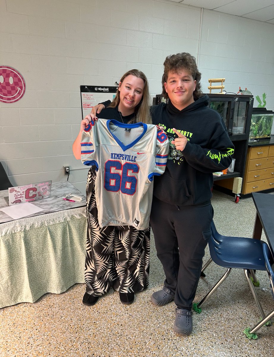 coachkelley60's tweet photo. The Kempsville Staff Appreciation Tradition continues. Teachers &amp; Staff who have made an impact on students are being asked to wear jerseys this Friday at our Senior Night football game. @mgeorgevb @JaylenHatton9 @5__dv2 @andrewgocrazy2 @cullennpricee @DCherry55 @KempsvilleFB https://t.co/nRSsr0gtWj