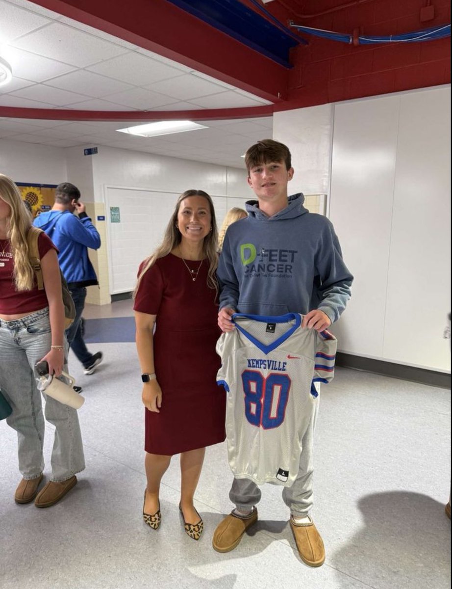 coachkelley60's tweet photo. The Kempsville Staff Appreciation Tradition continues. Teachers &amp; Staff who have made an impact on students are being asked to wear jerseys this Friday at our Senior Night football game. @mgeorgevb @JaylenHatton9 @5__dv2 @andrewgocrazy2 @cullennpricee @DCherry55 @KempsvilleFB https://t.co/nRSsr0gtWj