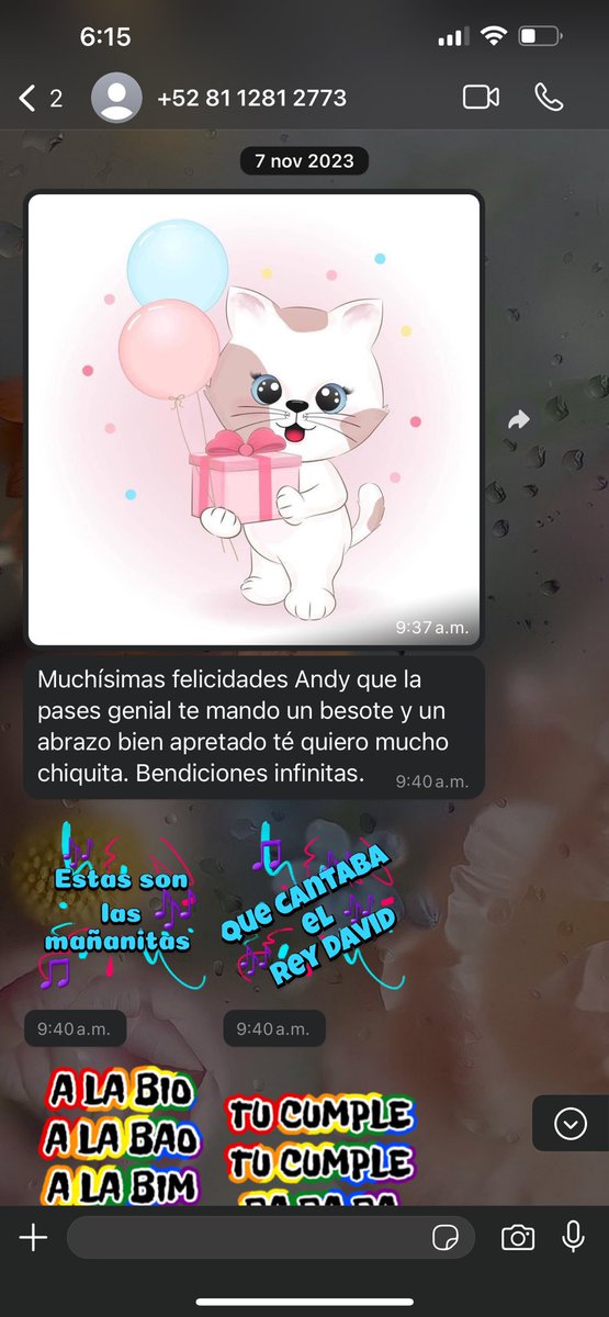 Soyandy_sc's tweet photo. Esta fue la última felicitación de cumple que me mando mi tia Chelo, te extraño muchisimo ojala estuvieras aqui 😢 https://t.co/5QlI5M3tFt