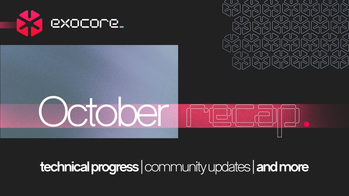 imua's tweet image. ✨ OCTOBER PROGRESS RECAP ✨

Q4 started with a busy month for Exocore.

Contributors revamped docs, the number of Exonauts in the Exocore Telegram doubled, and significant technical progress was made, culminating with the release of Testnet v6.

Strap in for details ⤵️

🛠️