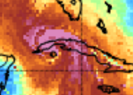 BobbiStorm's tweet photo. Many faces of #Rafael after crossing Cuba in the water again... https://t.co/Zn5gQXZek7