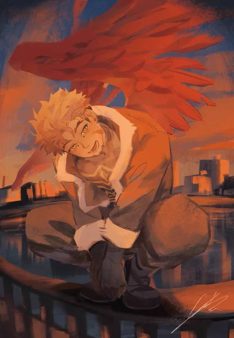 Orange #huevember #hawks 