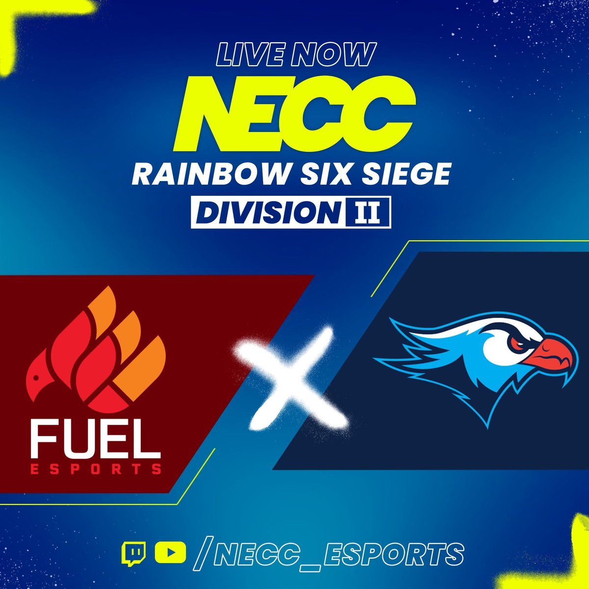 We are LIVE right now with our Division 2 Rainbow Six Siege Matchup between  <a href="/FanshaweFuel/">Fuel Esports</a> and <a href="/PlayLCesports/">Lackawanna College Esports</a>! 👀  

Click the link below to watch this matchup LIVE! 👇  
🔴 - buff.ly/3C7z90Q
