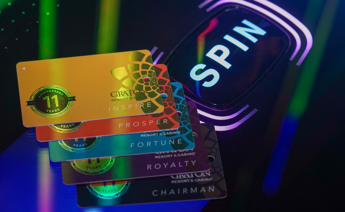 playgraton's tweet photo. It's our 11-YEAR ANNIVERSARY! Pick up your commemorative Anniversary Rewards Card today at the Graton Rewards Center 🎉🎊
Available while supplies last
#anniversary #graton #gratoncasino #grandopening #playgraton https://t.co/SfFhNabhRL