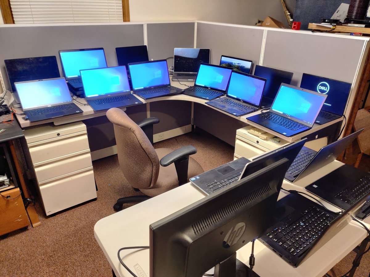 First round of imaging complete. Time to validate every device (the longest part)