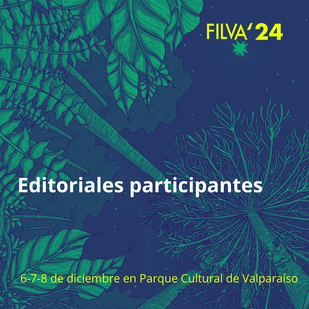 filvachile's tweet photo. 📚⭐ Editoriales participantes https://t.co/OMeWBTJKcv