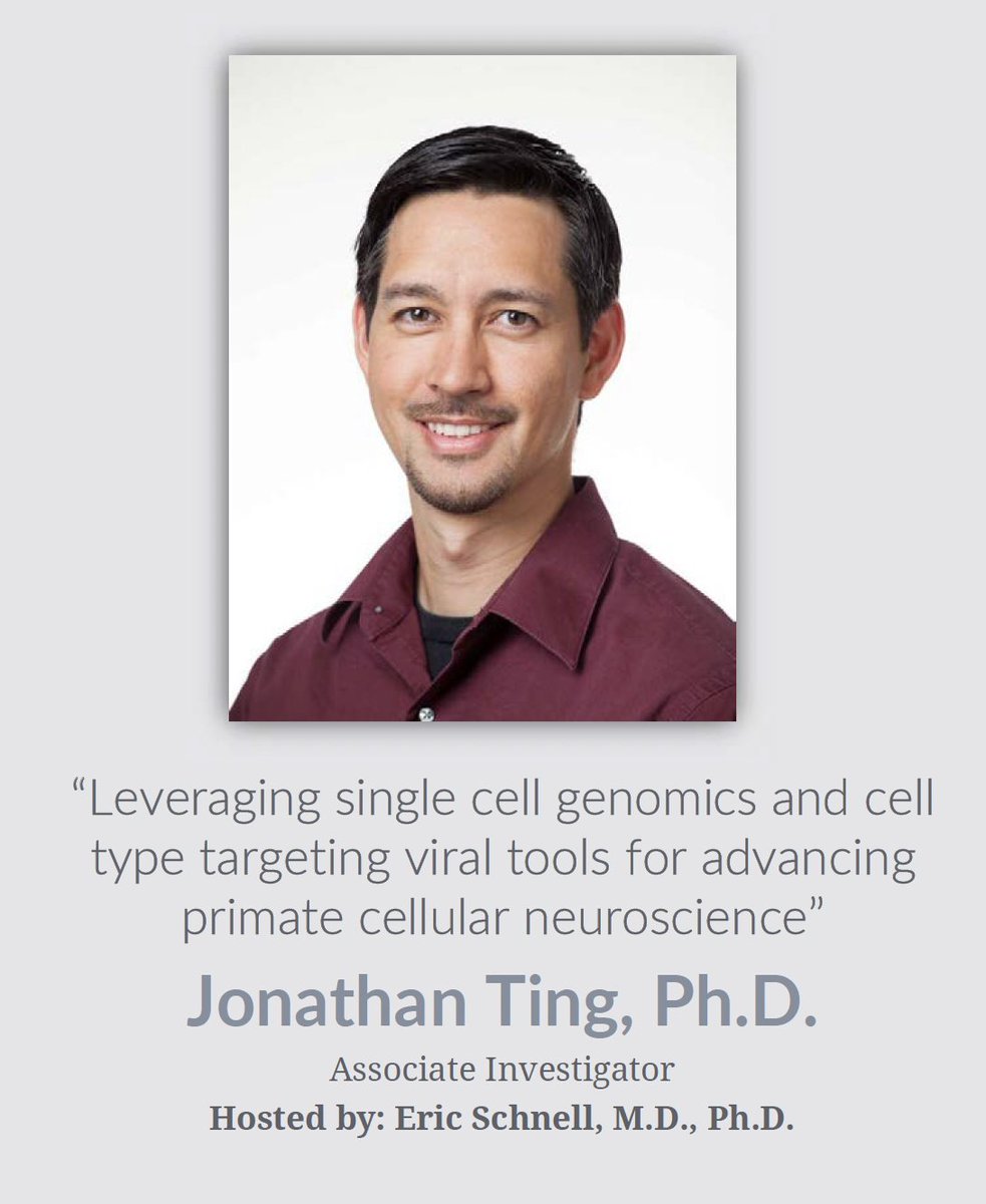 Vollum Institute (@volluminstitute) on Twitter photo The Vollum Seminar Series continues Thursday (11/7) with Dr. Jonathan Ting from the Allen Institute for Brain Sciences at noon in M1441 of the Vollum. #OHSUResearch can login & stream from link on our site: bit.ly/4dXx9pc
cc: <a href="/AllenInstitute/">Allen Institute</a> The Vollum Seminar Series continues Thursday (11/7) with Dr. Jonathan Ting from the Allen Institute for Brain Sciences at noon in M1441 of the Vollum. #OHSUResearch can login & stream from link on our site: bit.ly/4dXx9pc
cc: <a href="/AllenInstitute/">Allen Institute</a>