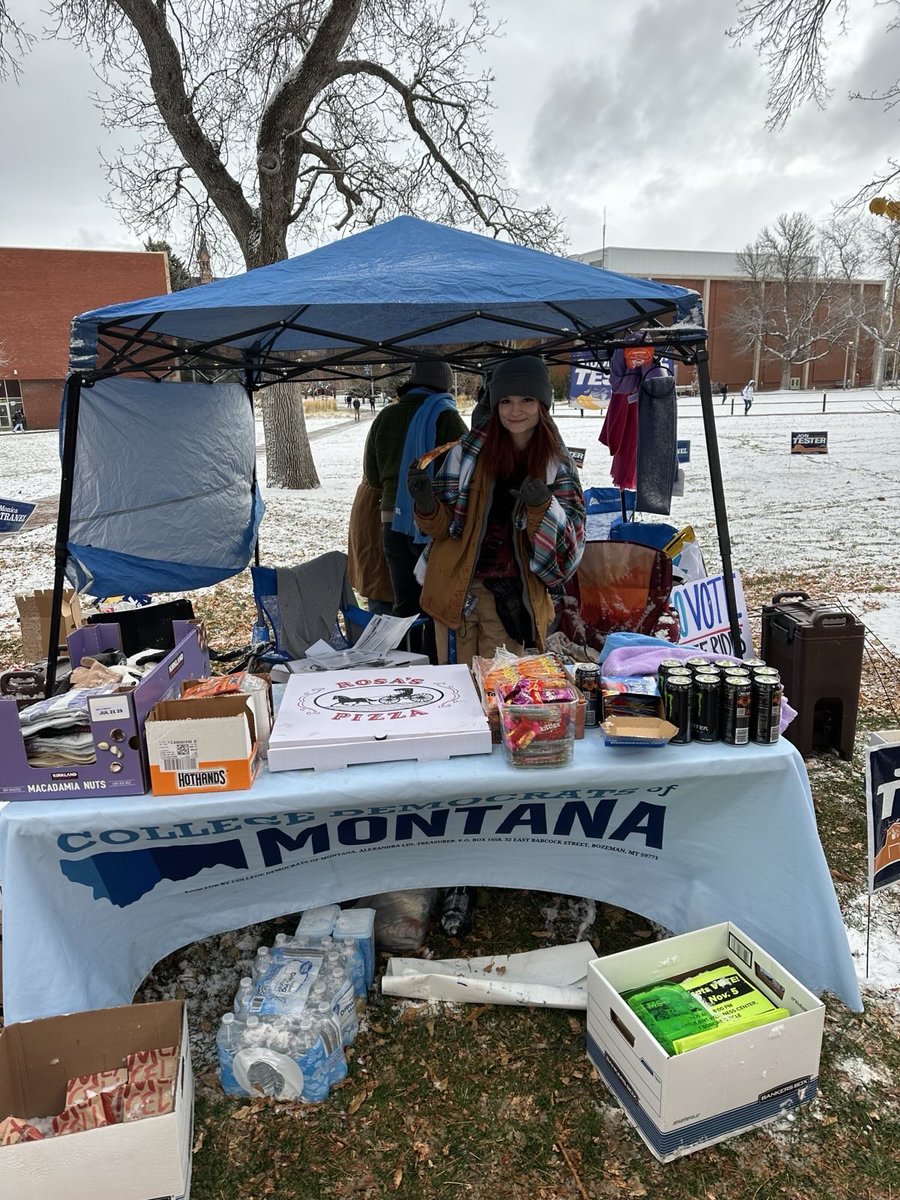 MTCollegeDems's tweet photo. Despite everything, I hope every young organizer is proud of the work they did this cycle.
-CI-128 has PASSED
-Gave out over 500+ items of winter clothes
-Registered 1000+ new voters
-and finally, started a MT youth wave that is only going to gain momentum #OurFutureMT https://t.co/nF1CLP30nf
