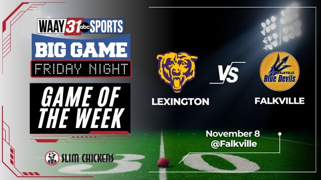 Big Game Friday Night's Playoff Game of the Week is Lexington vs. Falkville!
