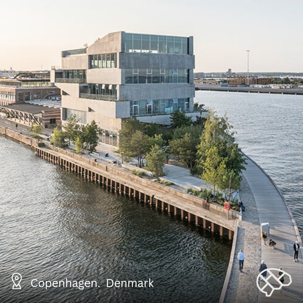 New Views of Bjarke Ingels Group's Waterfront Headquarters in Copenhagen.

#Copenhagen #big