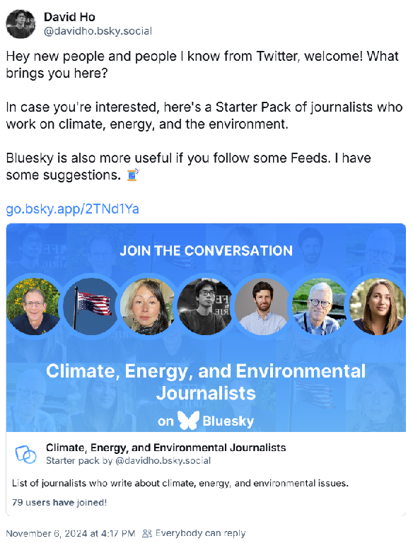 I'm starting to migrate to Blue Sky and found the Sky Follower Bridge Chrome extension to be super helpful in finding folks who I followed here. It seems like it's working really well, and very easy to do! <a href="/_david_ho_/">David Ho</a>  also has a great starter pack of folks to follow
