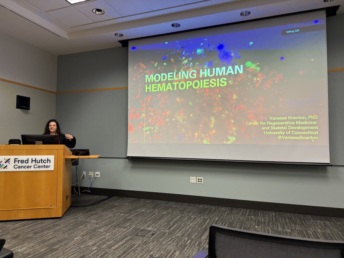 VanessaScanlon's tweet photo. Thank you so much to @CterminiPhD and @fredhutch for inviting me to present at the Hematology and Gene Therapy Seminar Series on Monday! The PNW is incredible, and the scientific community there is even more amazing! #ScienceIsInOurBlood https://t.co/PmvoEt5hTL