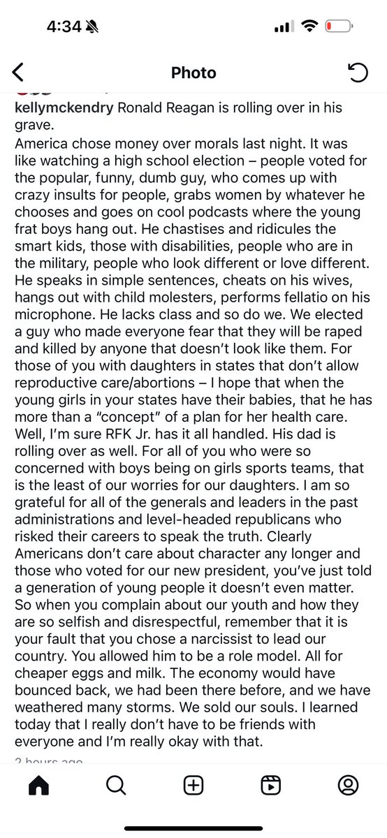 A few thoughts on our new president. #president #USA #values