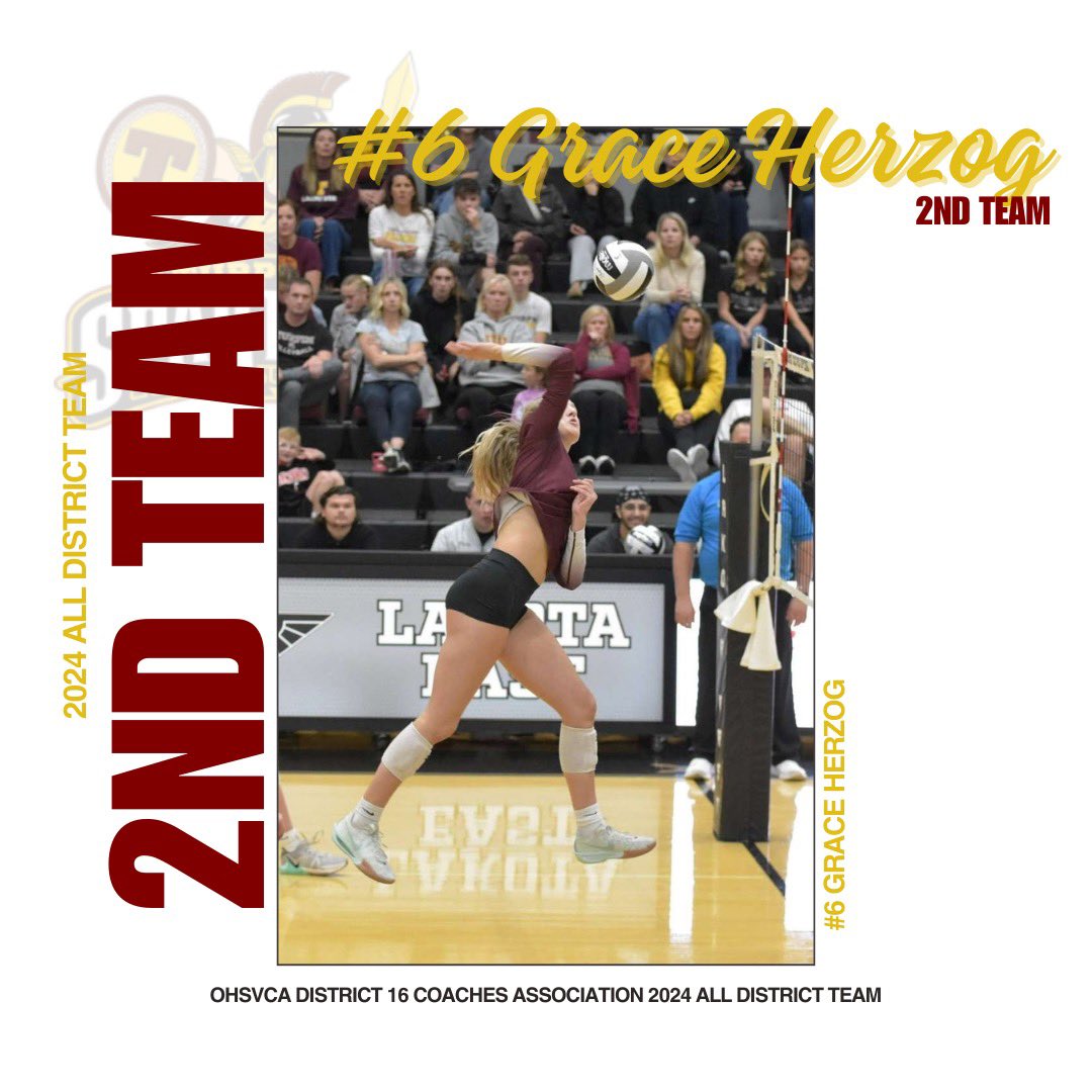 ALL DISTRICT 16 AWARDS‼️
1st team:
Maddie Steele
2nd team:
Mallory Thorn
Grace Herzog
<a href="/TurpinSpartans/">Turpin Spartans</a>