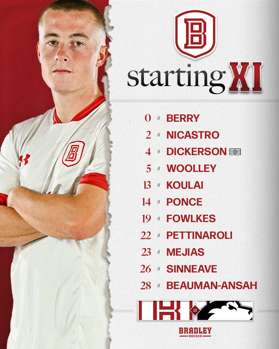 Our starting XI against NIU