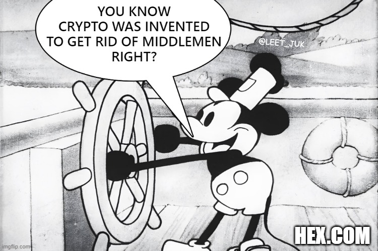 leet_juk's tweet photo. #HEXicans are better Bitcoiners than #Bitcoin maxis are... We honor #SatoshiNakamoto's legacy daily by never giving up custody of our coins or using middlemen! 💯💪#HEX #DeFi #RichardHeartWasRight https://t.co/PfDKCo5Imj