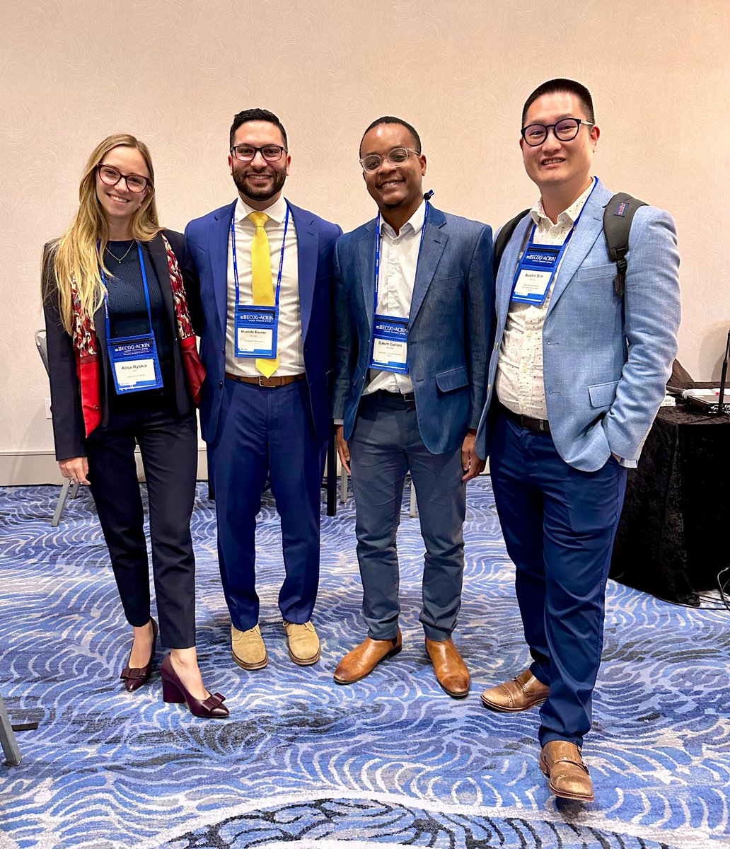 Mustafa Basree, DO MS | مصطفى بصري (@mustafabasree) on Twitter photo Great first <a href="/eaonc/">ECOG-ACRIN Cancer Research Group</a> meeting, not only learning about science & trial design but also catching up with friends ☢️😃
<a href="/A_CT_SimMDJD/">Austin Sim, MD JD</a> <a href="/gainesmdphd/">GainesMDPhD</a> <a href="/AlisaRybkin/">Alisa Rybkin</a> <a href="/ARRO_org/">ARRO</a> Great first <a href="/eaonc/">ECOG-ACRIN Cancer Research Group</a> meeting, not only learning about science & trial design but also catching up with friends ☢️😃
<a href="/A_CT_SimMDJD/">Austin Sim, MD JD</a> <a href="/gainesmdphd/">GainesMDPhD</a> <a href="/AlisaRybkin/">Alisa Rybkin</a> <a href="/ARRO_org/">ARRO</a>