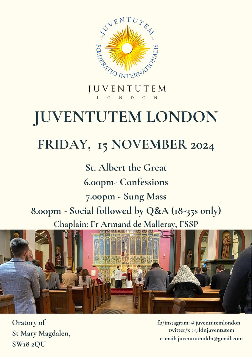 LdnJuventutem's tweet photo. See you all there! Tell your friends! https://t.co/lAQ6RuKWmQ