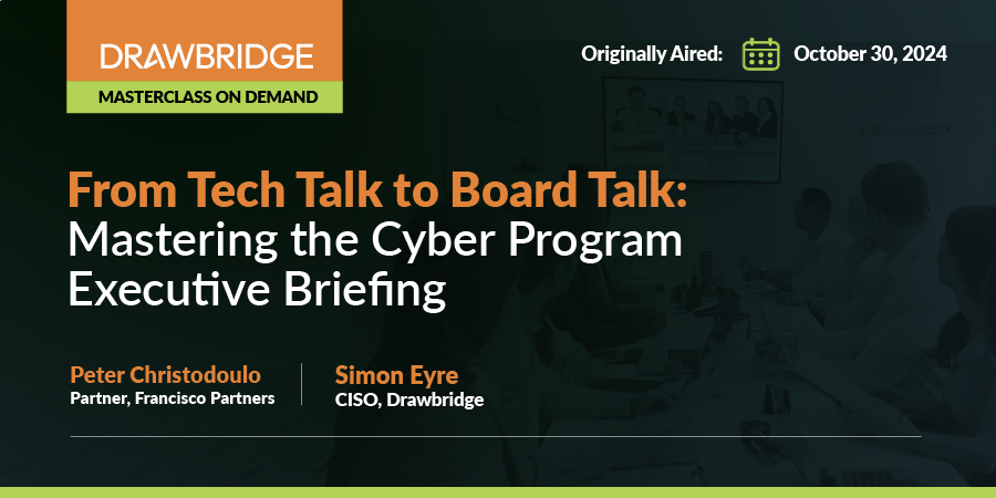 On-demand now: From Board Talk To Tech Talk. Learn how to convey the value of your #cybersecurity program to investors and demonstrate preparedness to secure funding 👉 hubs.ly/Q02XdB8k0 

#altsmanager #AIM #infosec