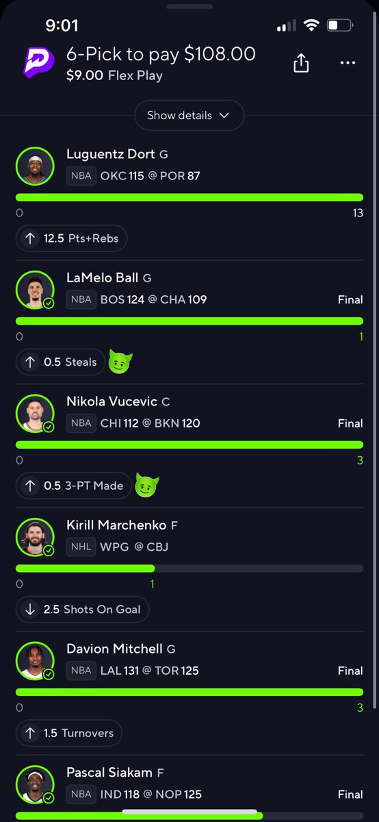 mindelevations's tweet image. bang bang #PrizePicksW  
@PrizePicks