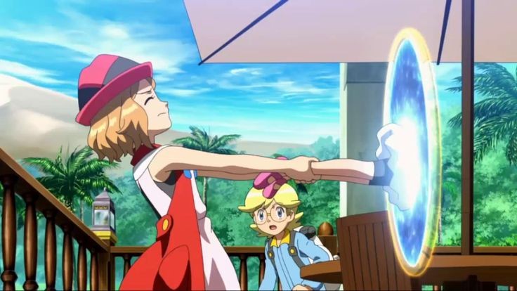 *a portal 🕳 apeared in front of us.

💛 Bonnie: Whats that? Let's go see whats inside!

❤️ Serena: Wait Bonnie get back here! You dont know whats in there. 😣