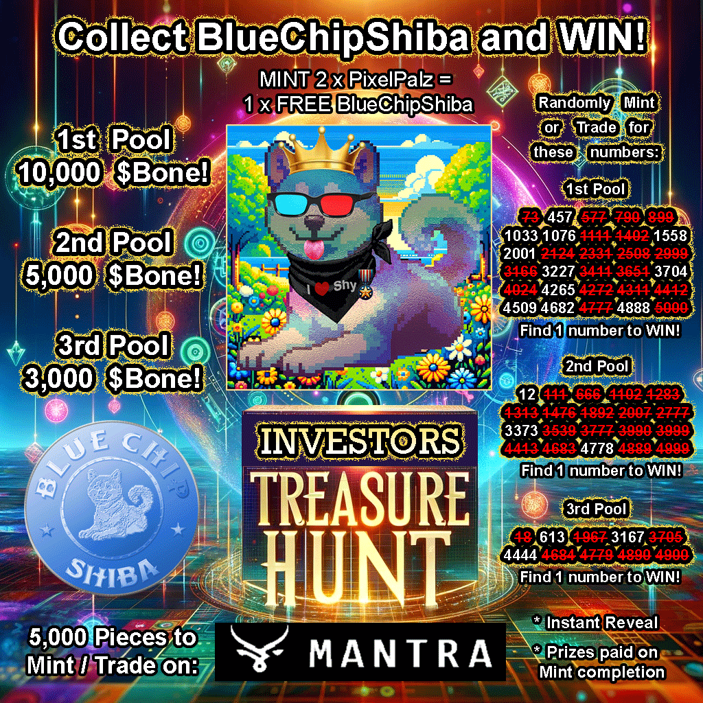 pixelpalzio's tweet photo. 82% minted with only 76% winning numbers found so far, the odds are the best they have ever been 🥳 https://t.co/uKi8mgk5Vd