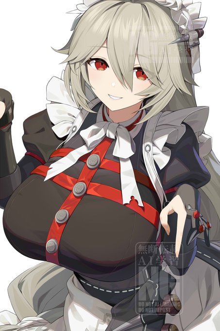 リナことアレクサンドリナ・セバスチャン。あふれ出る色気はゼンゼロ1だと思ってる。重力に勝ってるけど負けてるところもいい。 #手描きイラスト 