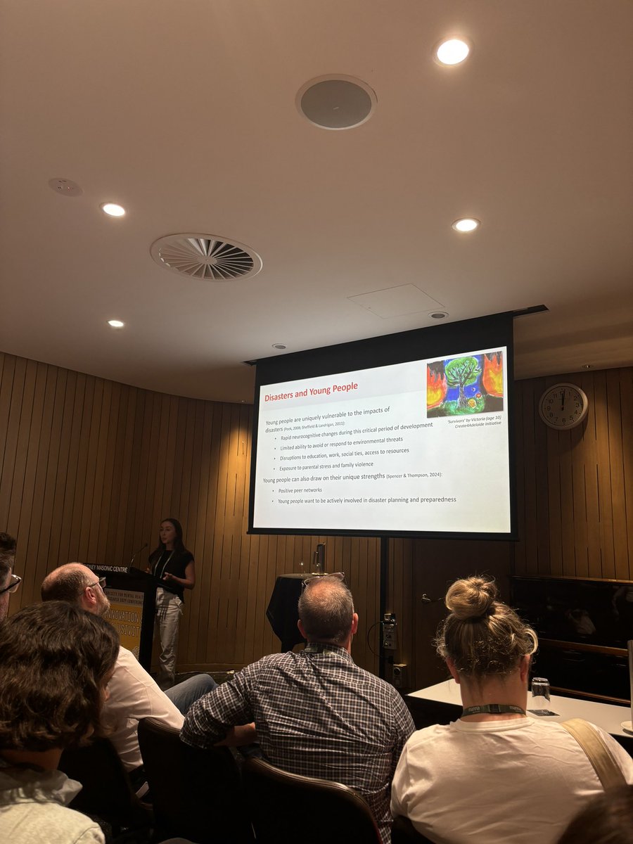 Coleen (@coleen_leung) on Twitter photo PhD student <a href="/AmarinaDB/">Amarina Donohoe-Bales</a> discusses the mental health impact of natural disaster exposure in children and adolescents #SMHR2024 <a href="/TheMatilda_USyd/">The Matilda Centre</a> PhD student <a href="/AmarinaDB/">Amarina Donohoe-Bales</a> discusses the mental health impact of natural disaster exposure in children and adolescents #SMHR2024 <a href="/TheMatilda_USyd/">The Matilda Centre</a>
