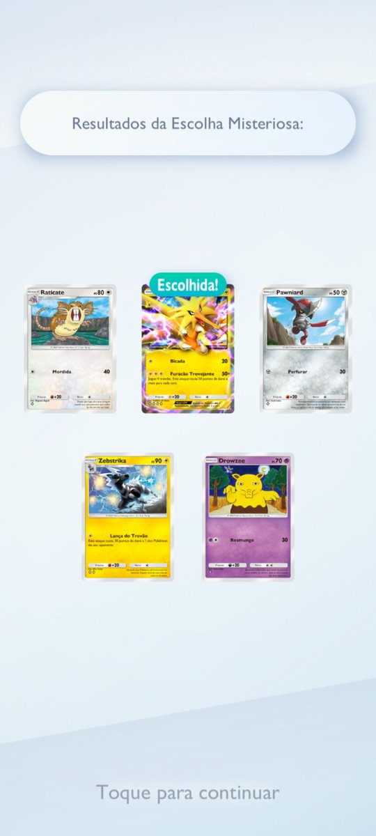 ErickBobson's tweet photo. Essa escolha deu bom! Hehe
#PokemonTCGPocket https://t.co/FMvdu0zFVc