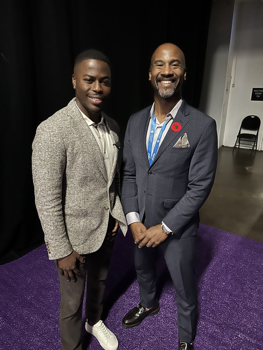 Reid4Ward9's tweet photo. I was so inspired being amongst so many brilliant people in the tech space.  Thanks @VictoriaClarke1 for fun day and the intro to @LekanOlawoye
Great catching up with  @brandongonez  &amp; of course supporting my friends @IDEAmississauga Alieu
Thank you #BFUTR2024 @citymississauga https://t.co/xk0qTKfAgw