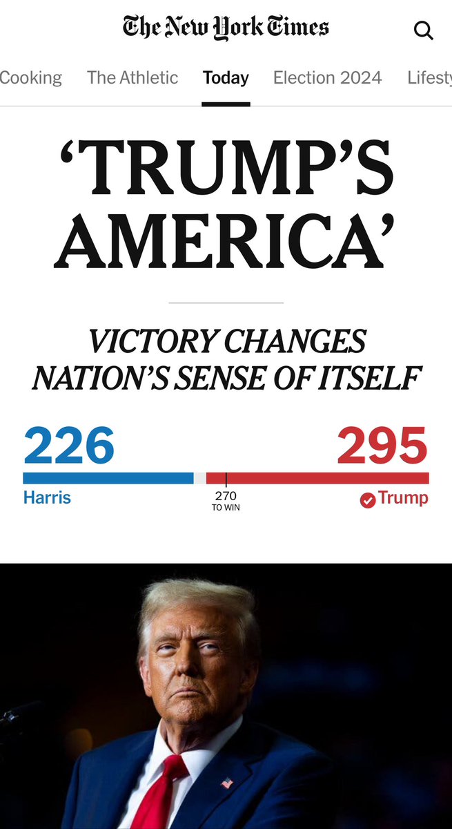 Ummm. Isn’t the headline here  “Victory Reveals NYT Doesn’t Understand Nation”