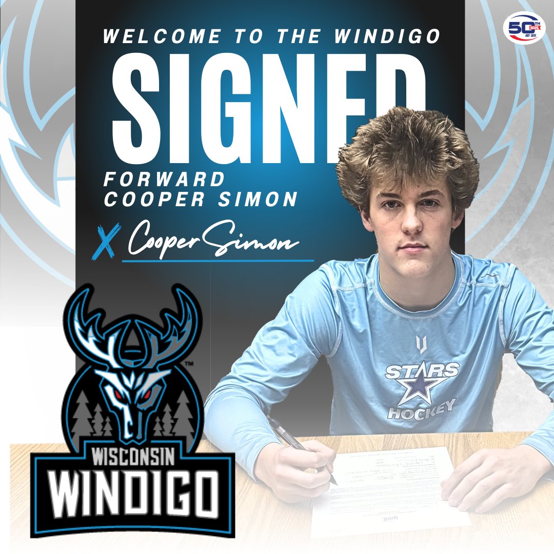 The Windigo are pleased to announce the signing of Cooper Simon to an NAHL tender. Copper is from Menomonee Falls, WI, and currently plays for Team Wisconsin in the UMHSEHL, were he is 4th in the league in scoring with 12g and 20a in 21 games. Welcome to the Windigo!